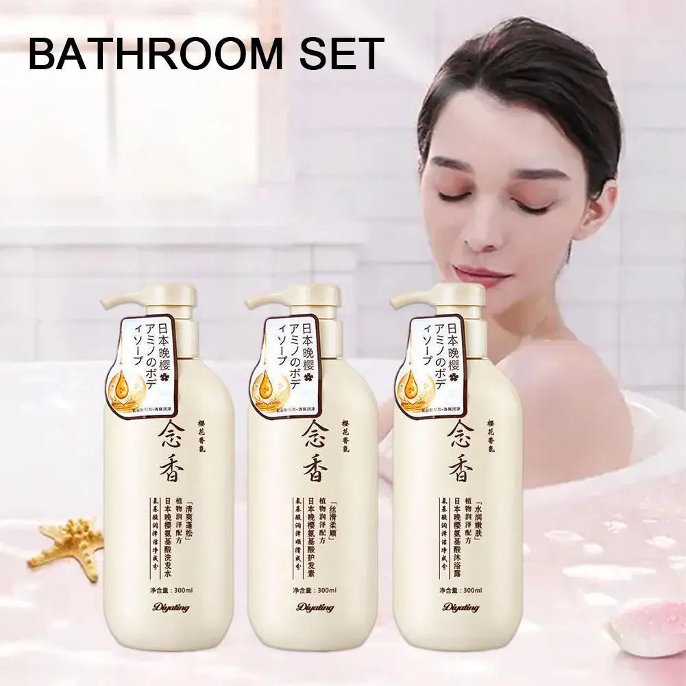 Amino Acid Fragrant Japanese Evening Shampoo Hair Conditioner Se Bath Qme