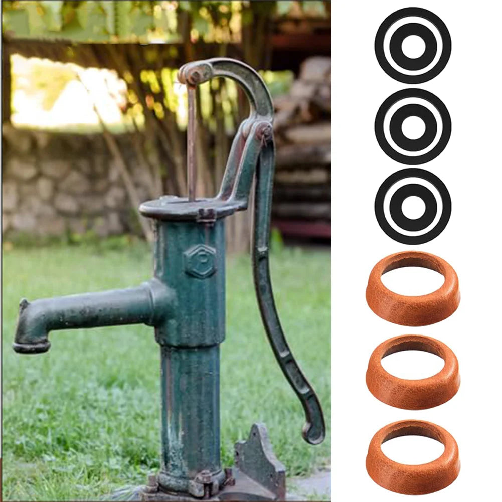 Leather Cuffs Sealing Rings Handle Pump Replacement Parts Garden Hand Qme Default Title