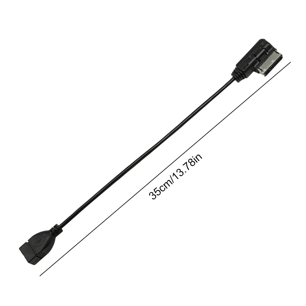 Audio AUX Adapter Data Wire MDI MMI AMI To USB Female Interface Music Media Adapter for Audi A6L Q5 Q7 A8 S5 A5 A4L A3 Qme