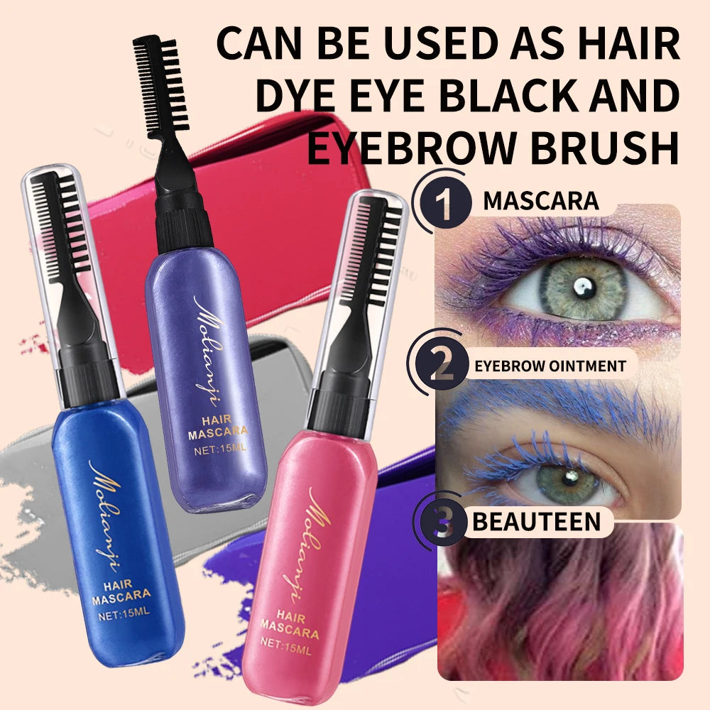 Multi Colored Hair Dye Long-lasting Fixing Suitable Eyelashes Qme