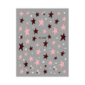 Pentagram Nail Stickers Irregular Star Decals Waterproof Adhesive DIY Qme A2