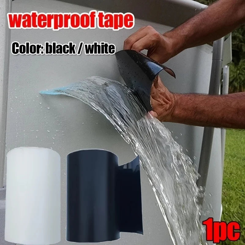 Super Strong Waterproof Tape: Stop Leaks, Seal Repairs & Insulate PVC Pipes Instantly! Qme
