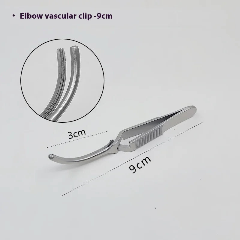 Stainless Steel Micro-vascular Clamp Without Injury Artery Vein Qme f