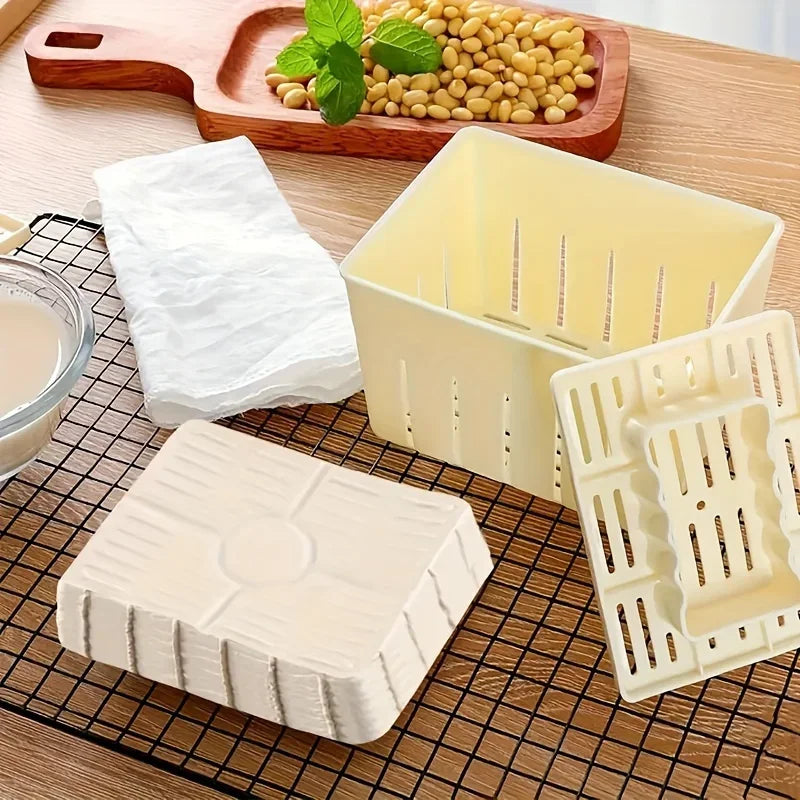 Homemade Tofu Box Mould - Easy and Healthy Way to Make Your Own Tofu at Home Qme