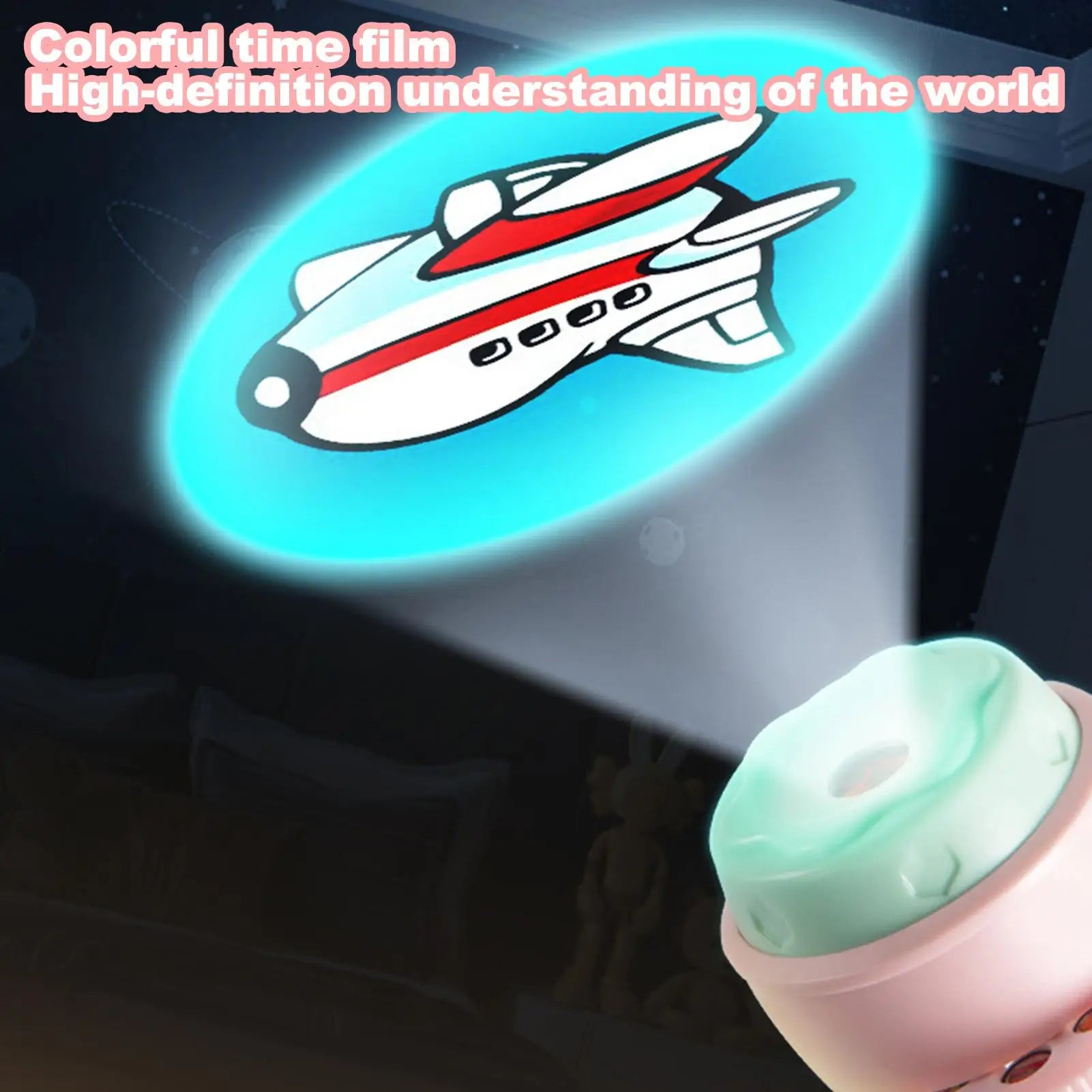 Kids Flashlight Projector 120 Patterns Projection Flashlights Fine Qme