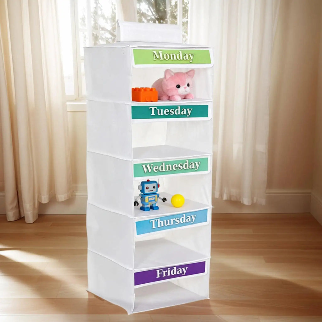 Clothes Organizer Kids Five-tiered Clothing Storage Organization Qme