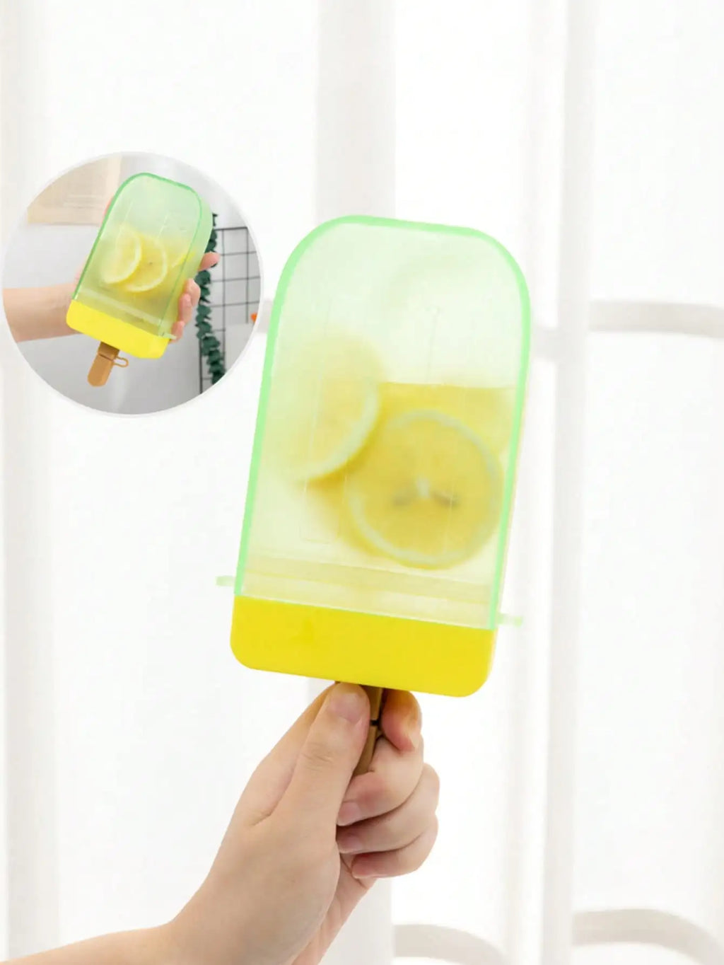 Fashion Creative Straw Plastic Water Cup Heat-resistant 3D Ice Cream Qme
