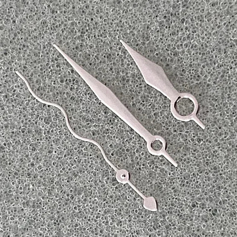 NH35 Hands Curly Ripple Hands Gold Rose Silver No Luminous Watch Needle Suitable For NH35 NH36 4R 7S Movement Qme