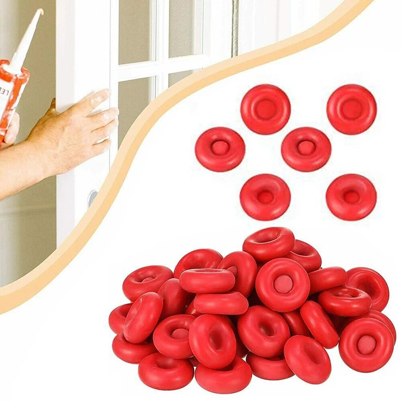 Caulk Cap Glass Glue Tip Sealing Barrel Mouth Protective Cover Qme