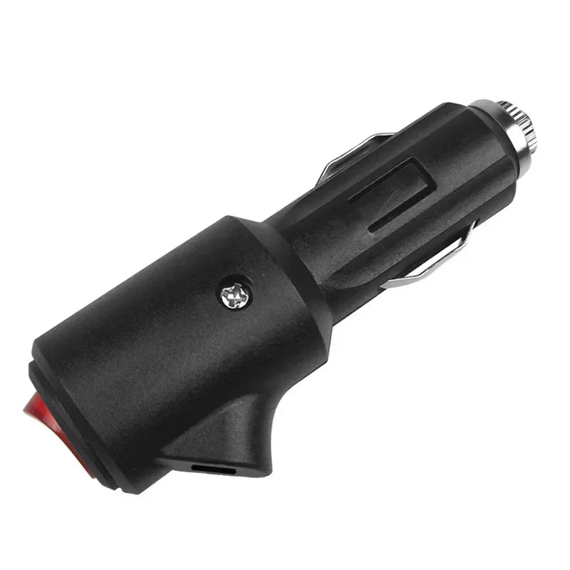 5pcs Car Cigarette Lighter Plug Socket Converter Brand New High-quality High-quality Accessories 15A, Led Indicator Light Qme
