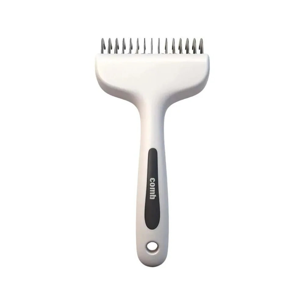Professional 2in1 Undercoat Rake Brush Shedding Control Long Haired Qme
