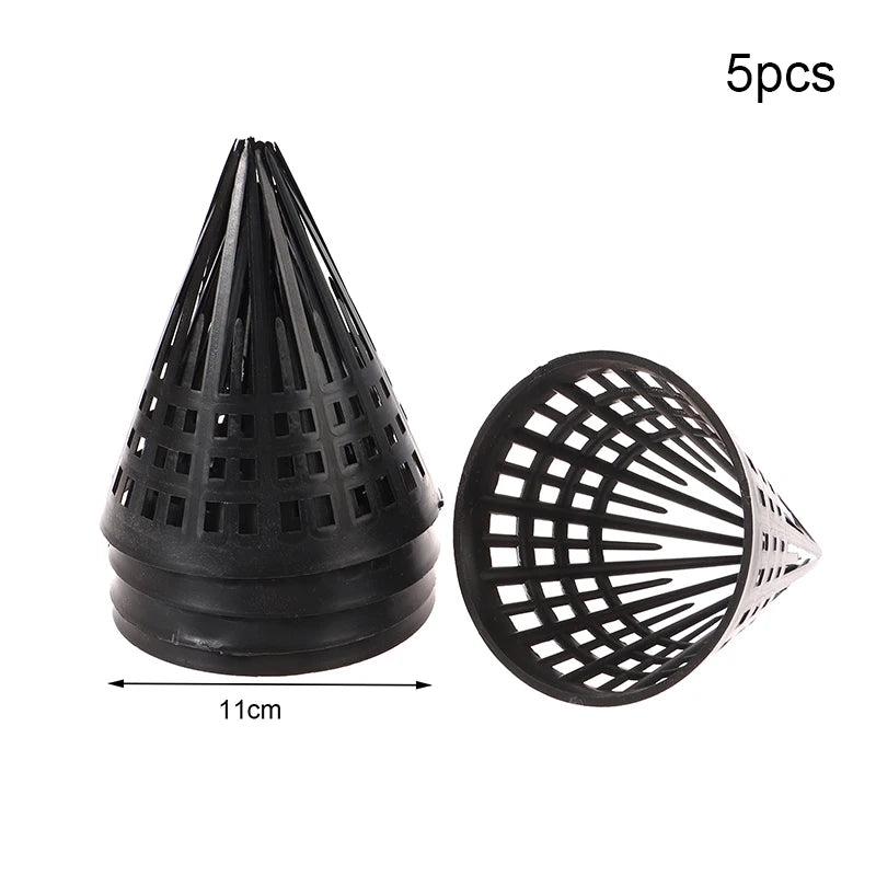 Tapered Inlet Fishing Net Finless Eel Loach Trap Cage Lid Durable Qme 11cm 5pcs