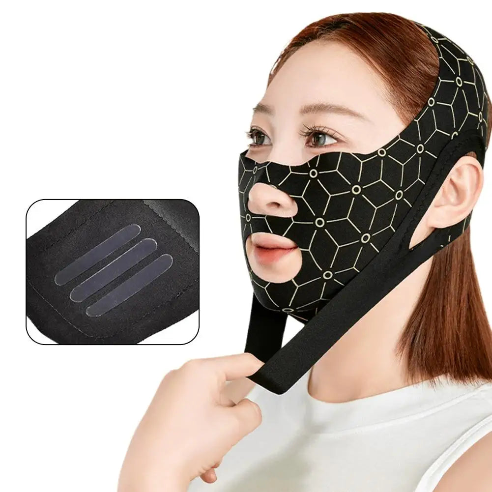 Face Lifting Tapes Mask Adjustable Toning Belts Reusable Chin Strap Qme C style 3