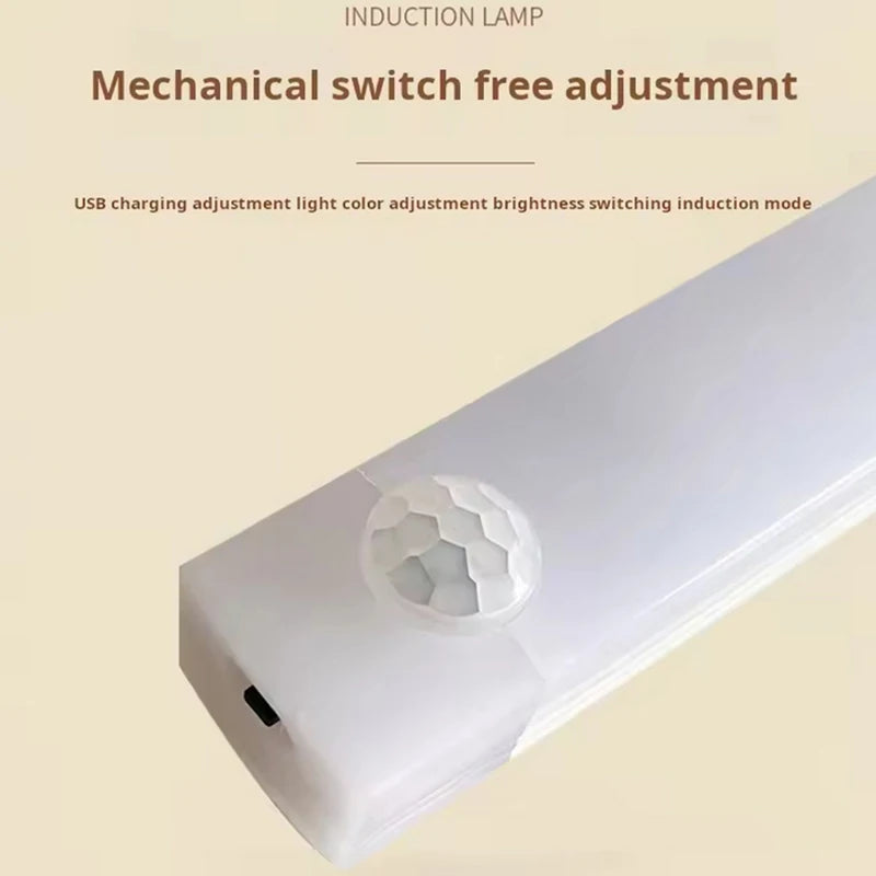 Wireless Rechargeable LED Motion Sensor Cabinet Light Ideal Closet Qme