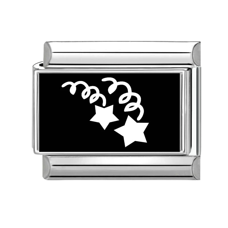 2026 Wholesale Cute LOVE Black Series Charm Bracelet Fit Stainless