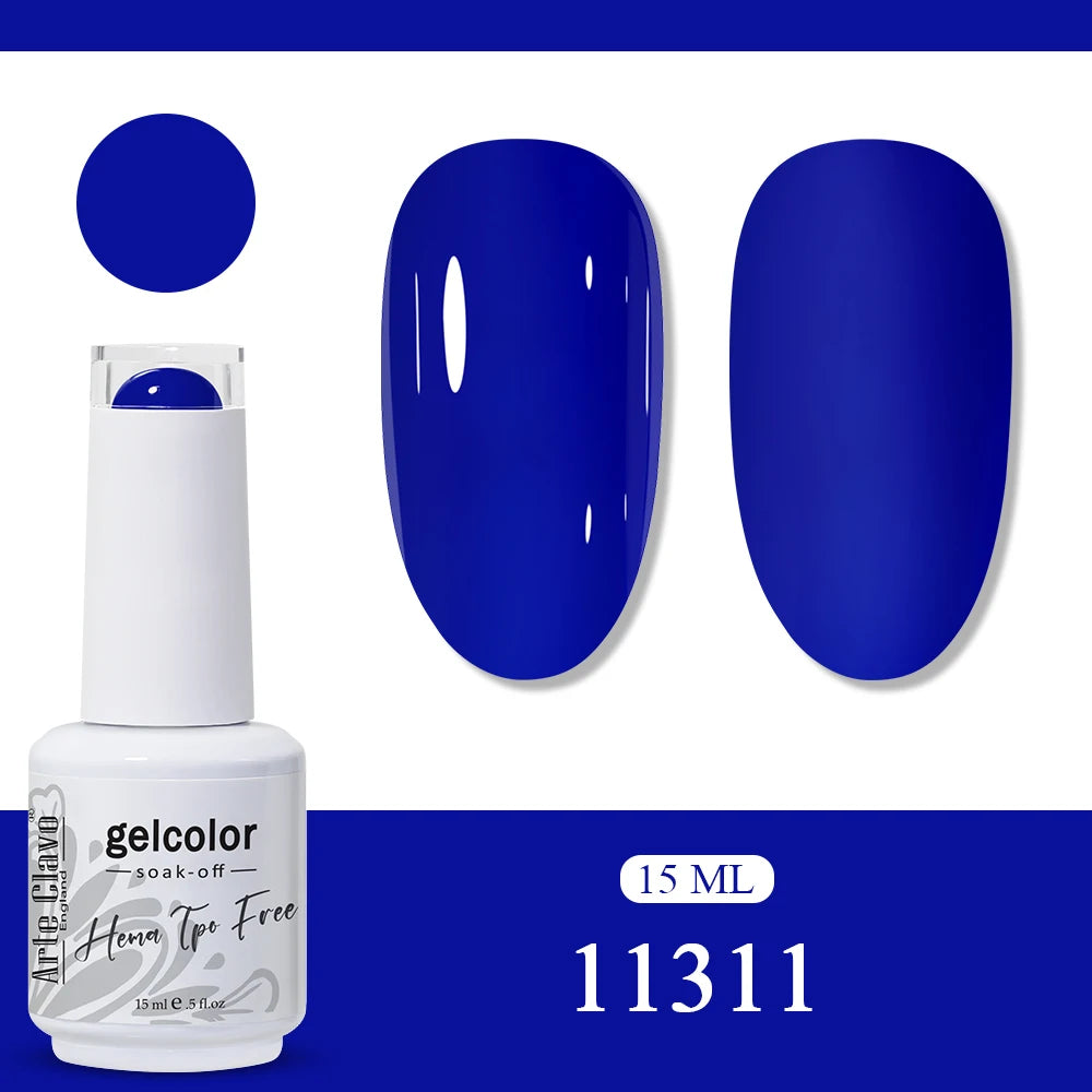 Arte Clavo Neon Rainbow Colors Gel Nail Polish Semi Permanent Art UV