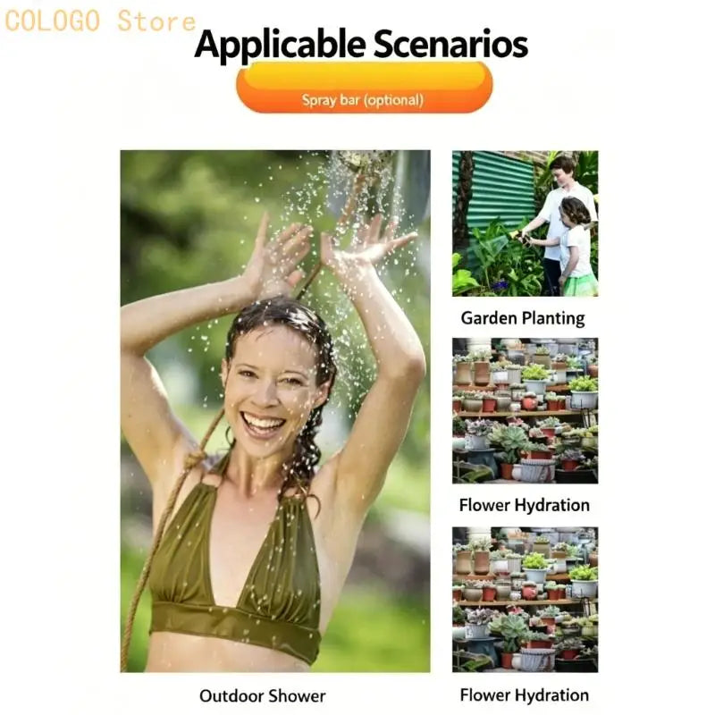 Manual Pressurized Multifunctional Portable Shower Camping Car Qme