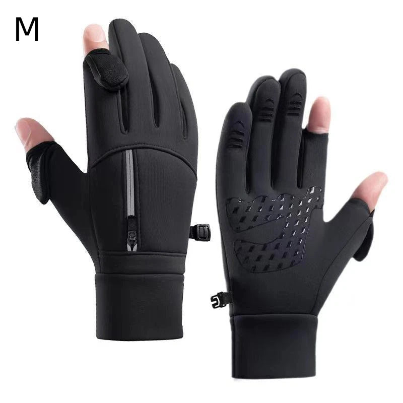 1Pair Winter Gloves Men Women Waterproof Thermal Glove Cold Weather Qme 4
