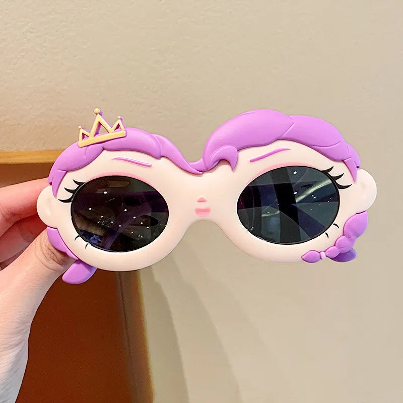 Hello Kitty Kuromi Cartoon Sunglasses Student Sunglasses for Sun Protection Polarized Sunglasses Qme 29