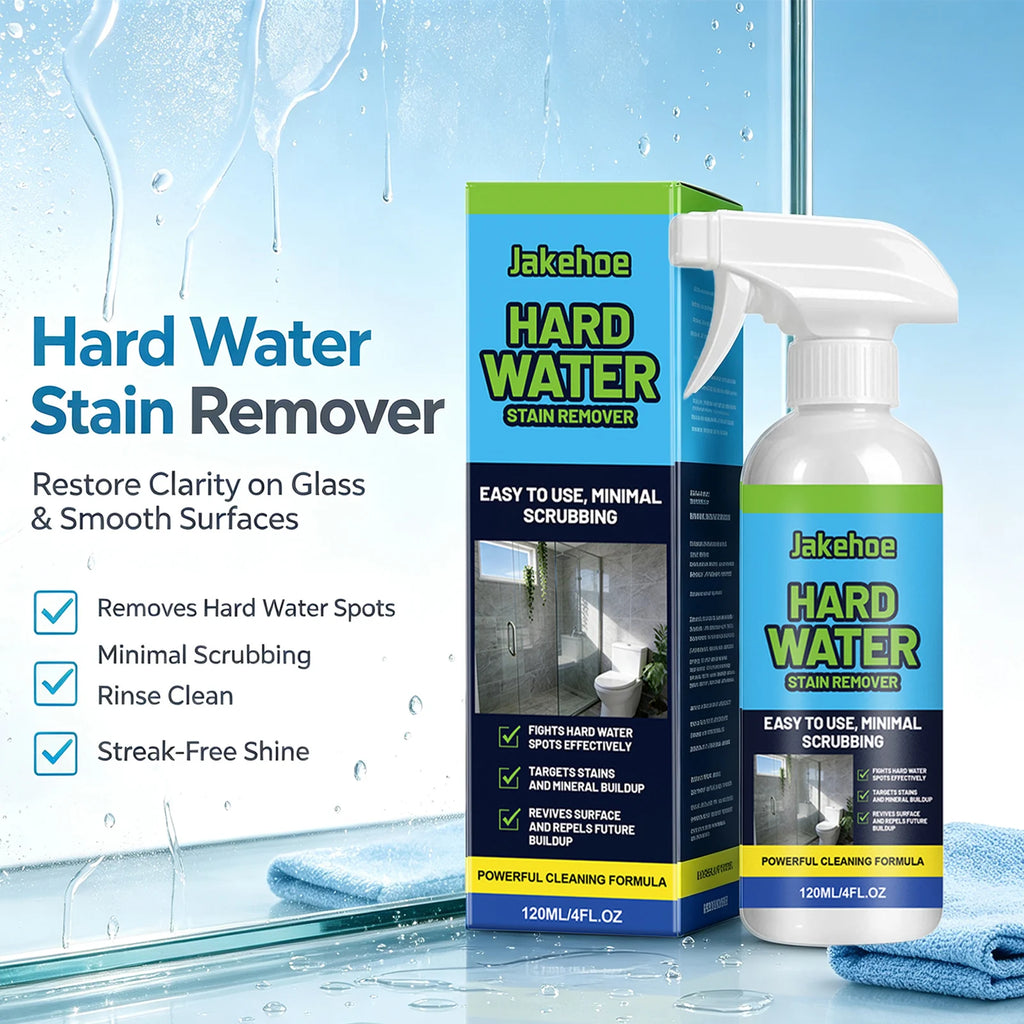 Scale Cleaning Spray Dissolve Limescale Water Spots & Mineral Buildup Remove Yellow Restore Glass Luster Household Glass Cleaner Qme