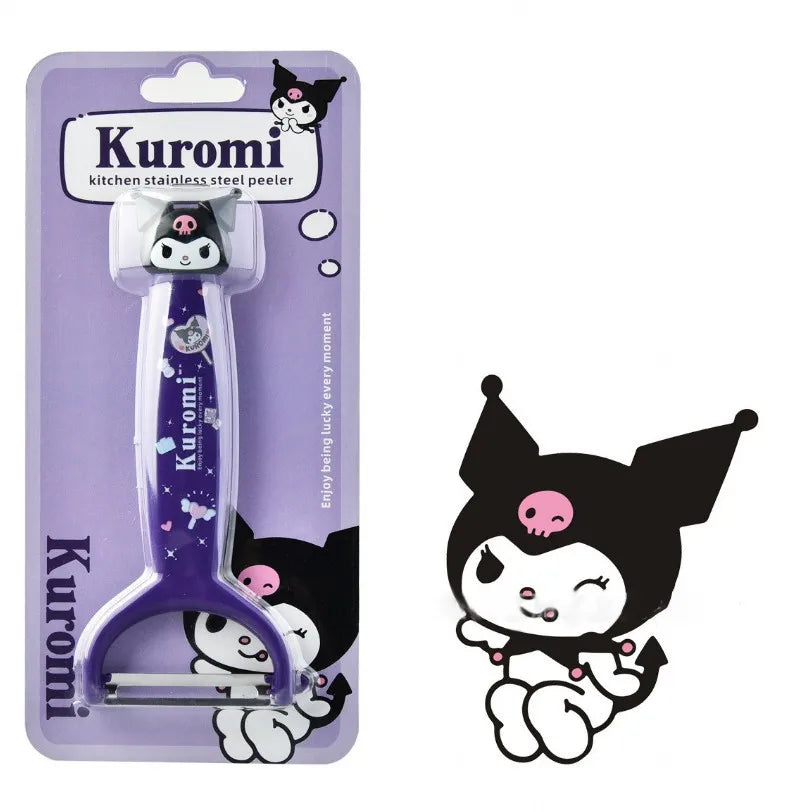 Hello Kitty New Japanese-Style Cute Peeler Stainless Steel Cartoon Peeler Kitchen Peeling Tool Qme 2