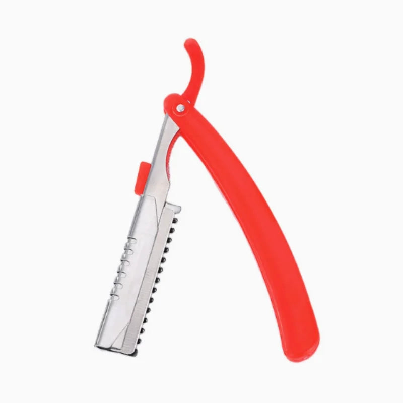 1/3/5/10pcs Professional Manual eyebrow trimmers Folding Hair Remover Stainless Steel Razor Eyebrows hair replaceable blades Qme