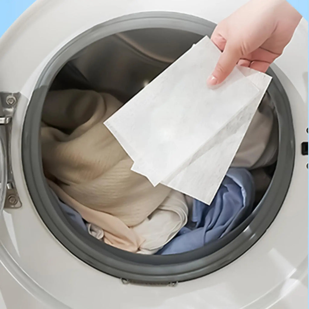 Fabric Softener Sheets 120 Pieces Scented Sheets for Washing Clothes Fabric Smoothing Tablets for Dryer Apartment Washer Qme