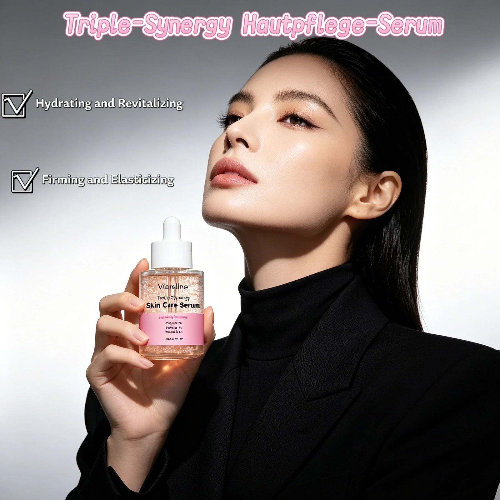 Copper Peptide Serum Retinol Lifting Facial Rejuvenation Anti Sagging Qme