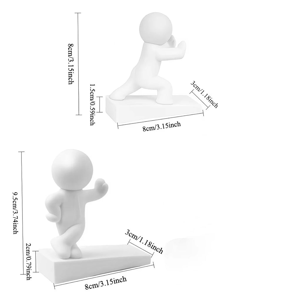 Cute Cartoon Non-slip Door Stop Decorative Action Figure Shock Qme