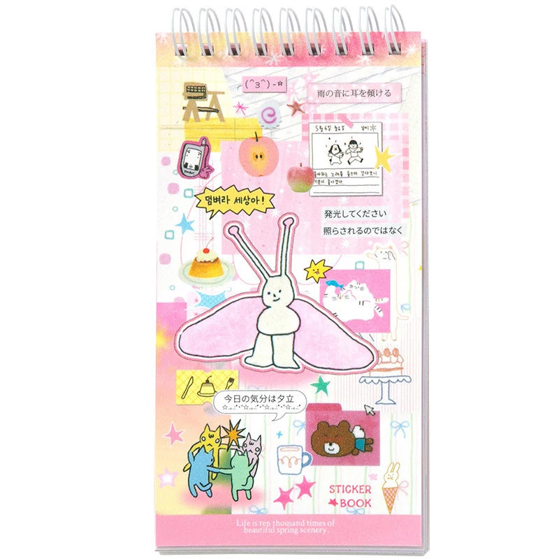20 Sheets INS Hand Account Stickers Scrapbooking Kawaii Stationery Qme