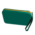 Portable Cosmetic Waterproof Organizer Square Silicone Storage Bag Qme Green
