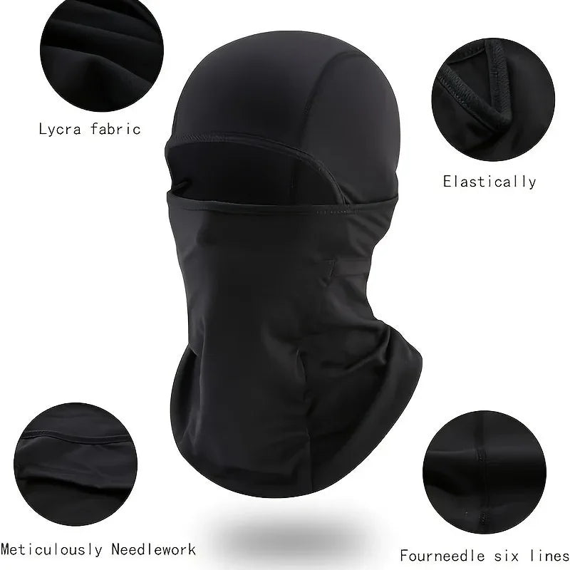 Motorcycle helmet - A breathable neck-covering mask suitable for skiing and cycling Qme