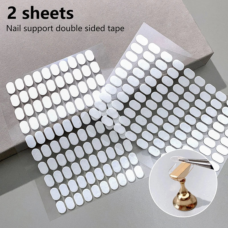 Double-sided Nail Adhesive Tape False Display Stands Tips Holders Qme