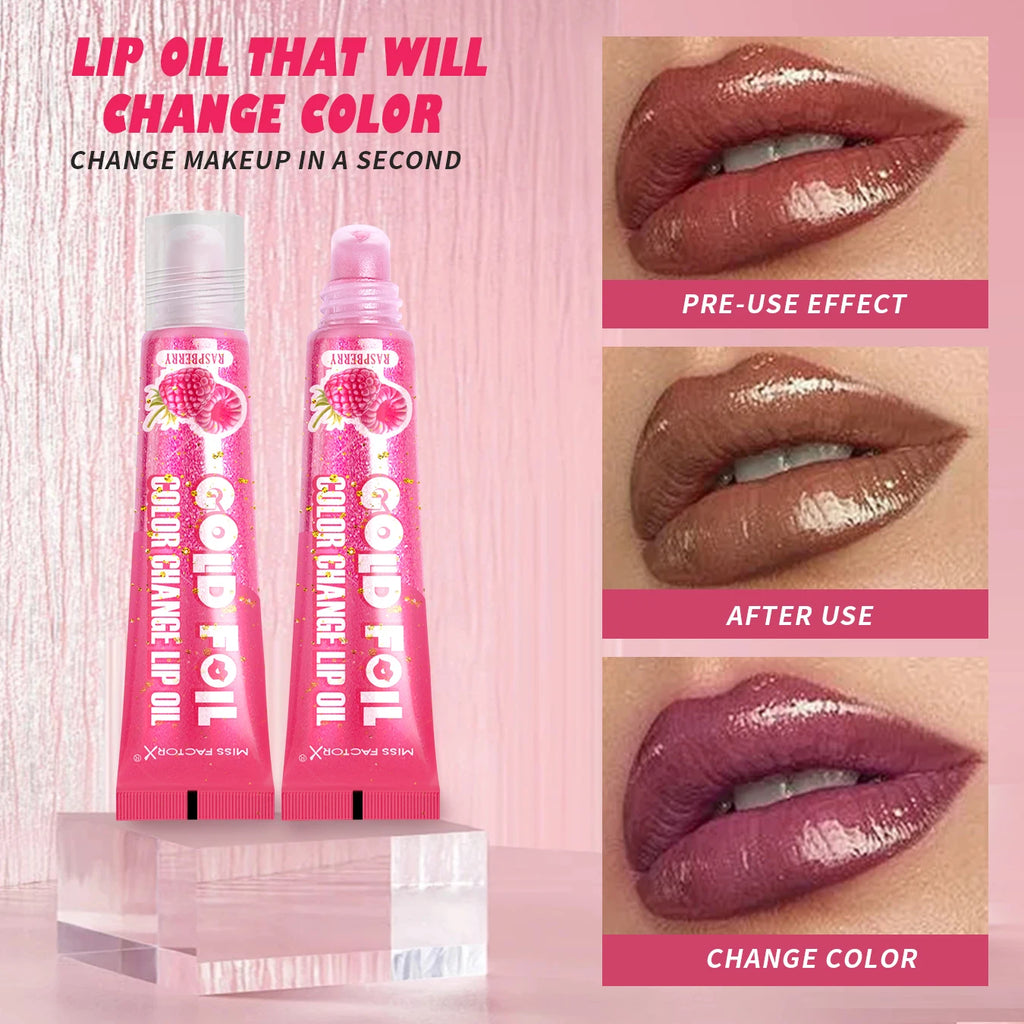 Shiny Lip Oil Gift Set 15ml×24PCS deep moisturizing non-decolorizing foil brightening and embellishing lip color gift Qme