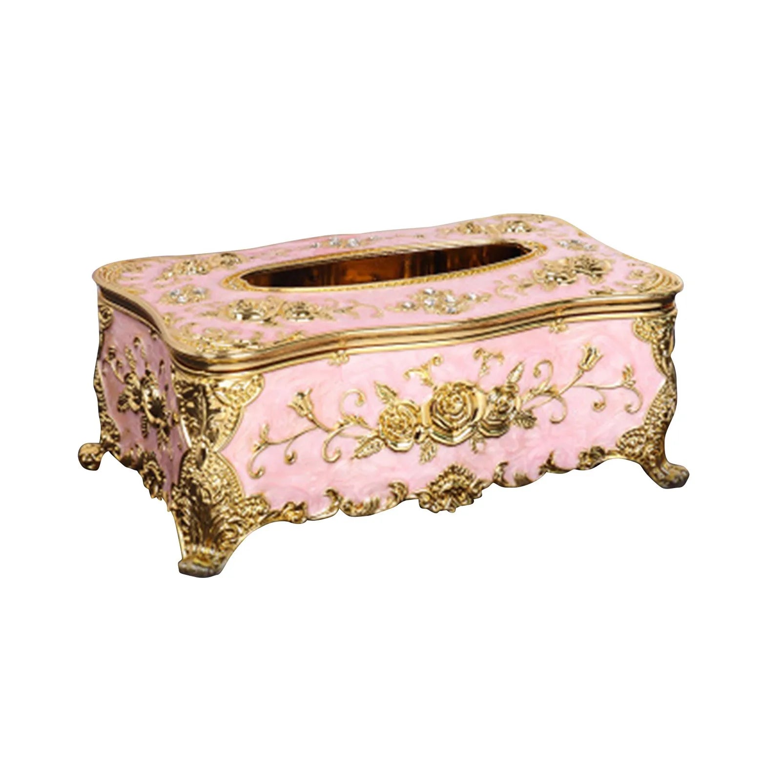 Exquisite Creative Tissue Box Creative Punch-free Tissue Box Paper Towel Holder Bathroom Waterproof Tissue Box Decor Props Qme Pink One Size