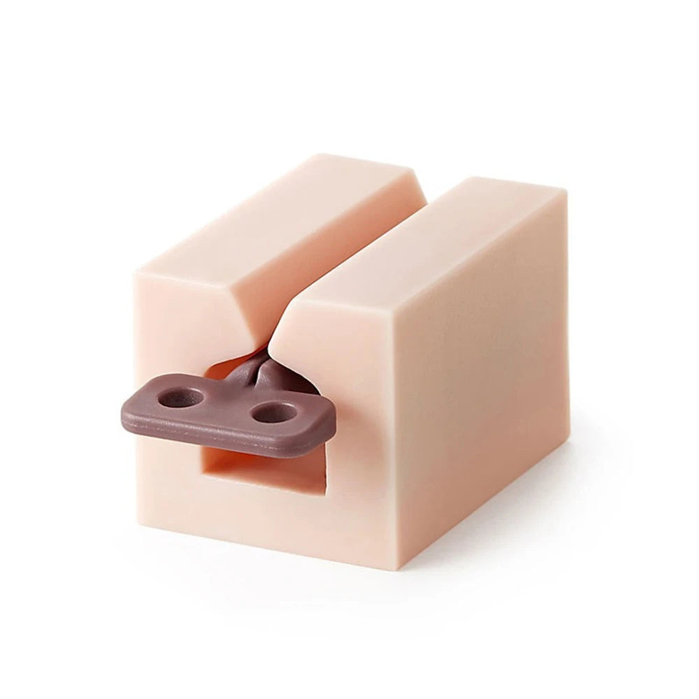 Lazy Toothpaste Squeezer Face Wash Roller Presses The Magic Squeezer Toothpaste Clip Clean Bathroom Home Qme Pink