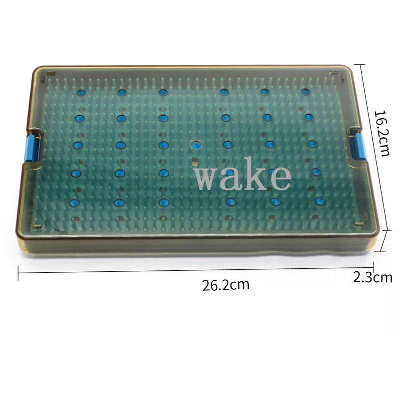 Silicone Sterilization Tray Case Holding Instrument Disinfection Box Qme 26.2CMx16.2cmx2.3cm