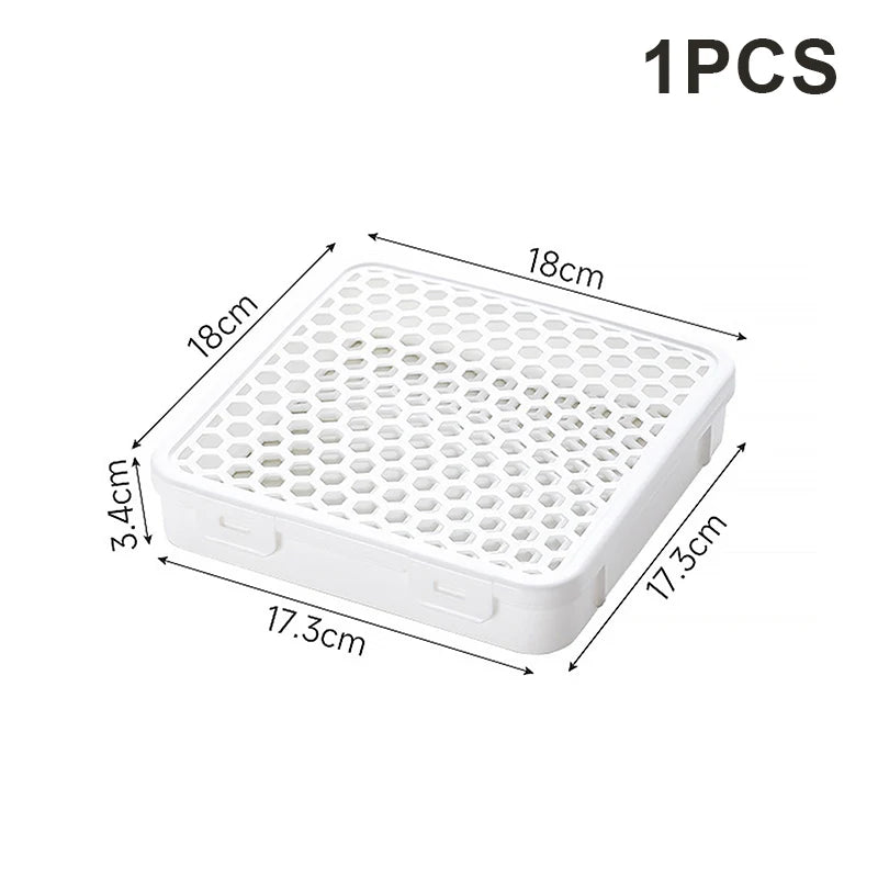 CC11Dishwasher Tableware Cleaning Box Chopstick Cage Plastic Qme Square White