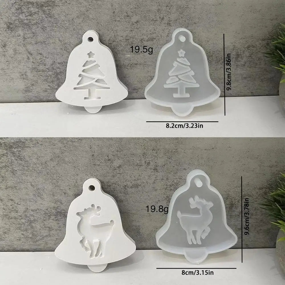 Christmas Resin Molds Ornaments Pendant Reusable Charm Plaster Wax Qme Deep Blue China Mainland
