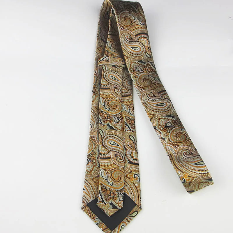 Men Silk Tie Business Classical Uniformal Party Suit Shirt Qme