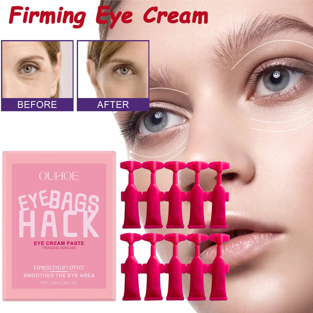 Firming Eye Cream Hydration Fade Eye Fine Sagging Line Anti Wrinkle Tighten Eye Bags Smoothing Care for Delicate Skin Eye Qme