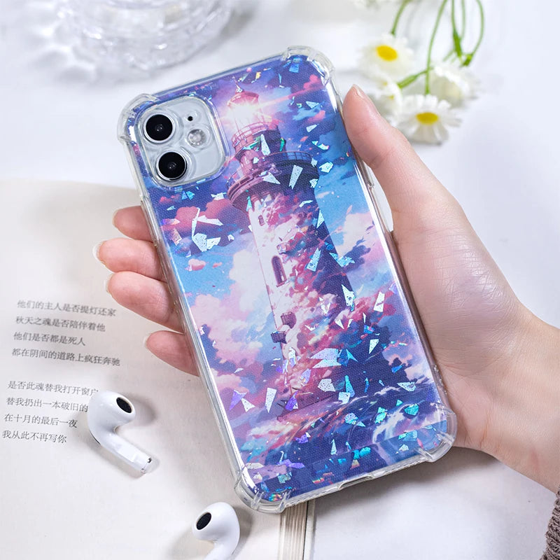 5sheets Ins Washi Paper Stickers Aesthetic Scenery Sticker for DIY Scrapbooking Journals Album Diary Art supplies Qme