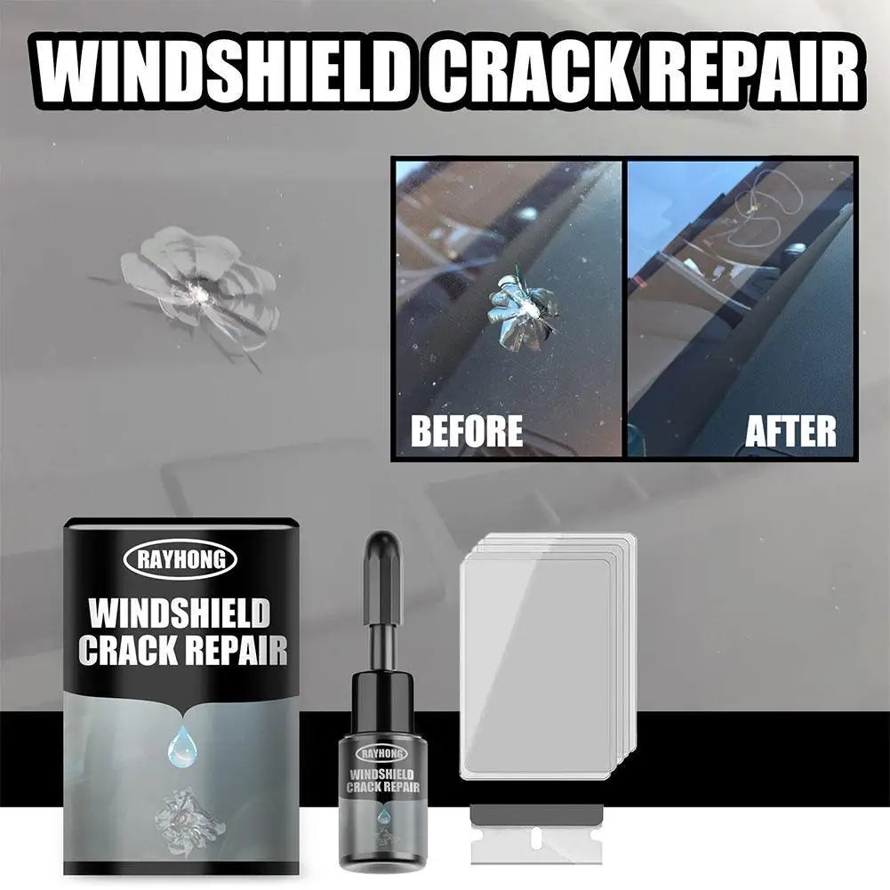 Car Glass Resin Glue Window Mirror Cracks Repair Cracked Scratch Qme