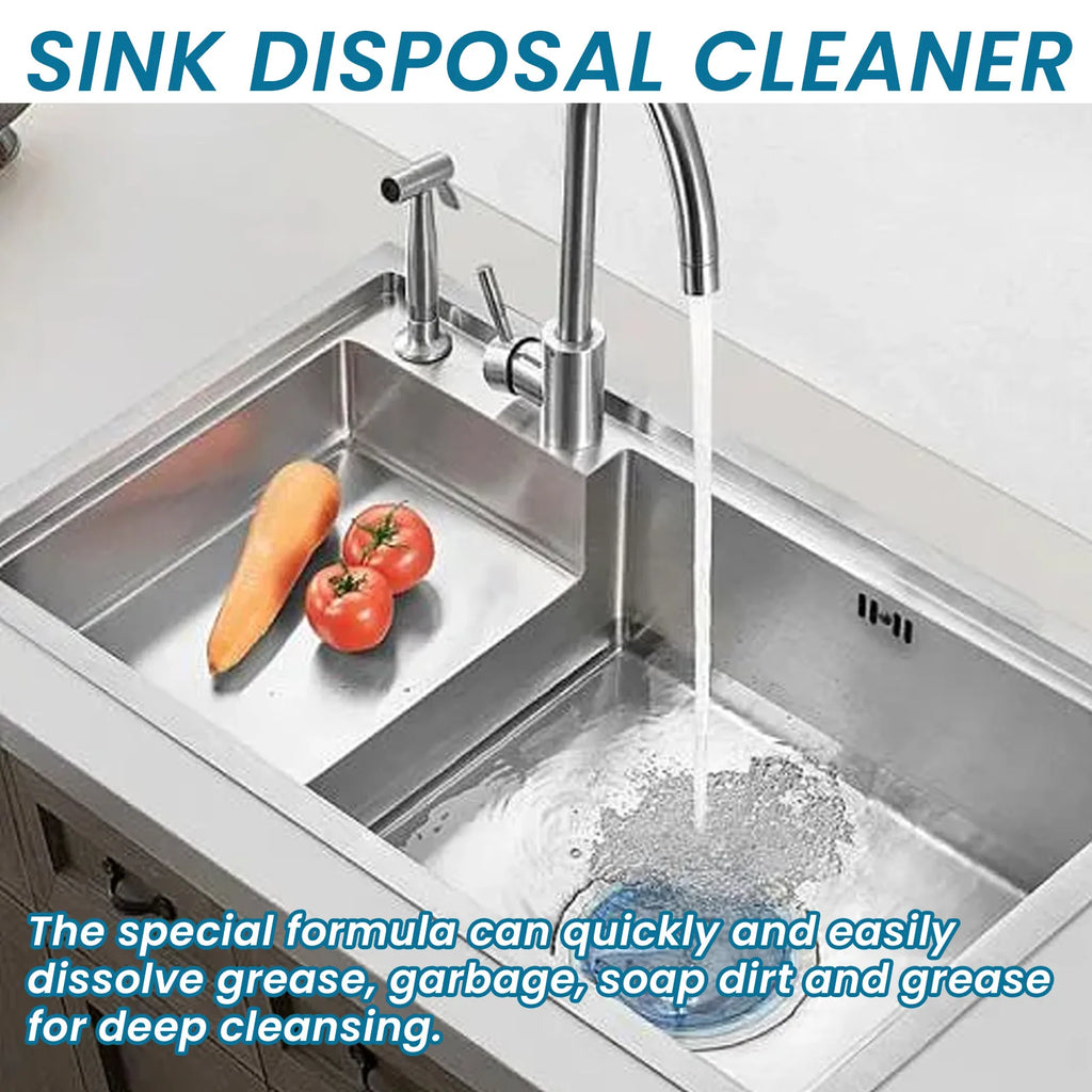 Sink Disposal Cleaner Tablet Removing Residue Odor Eliminator Kitchen Bathtub Pipe Drain Clean Household Kitchen Sink Detergent Qme