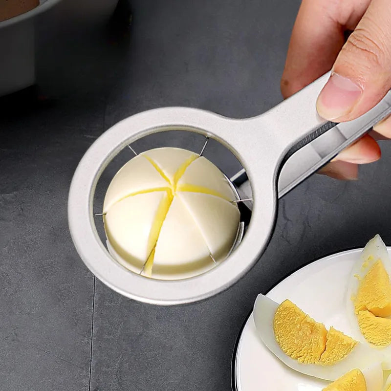 Stainless Steel Wire Egg Slicer Manual Kitchen Tool Stainless Steel Egg Slicer Vegetable Salad Egg Slicing Tool Egg Slicer Qme