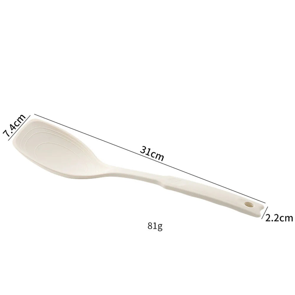 Large Silicone Cooking Spatula Spoon High Temperature Resistant Non-stick Pan Special Cooking Shovel Spoon Kitchen Utensil Qme