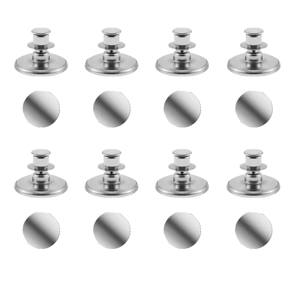 15Pairs Curtain Magnetic Buckle Detachable Curtain Magnet Buckle Suitable for Curtains - Install Wall Monted Magnetic Buckle Qme 17mm 8 pairs