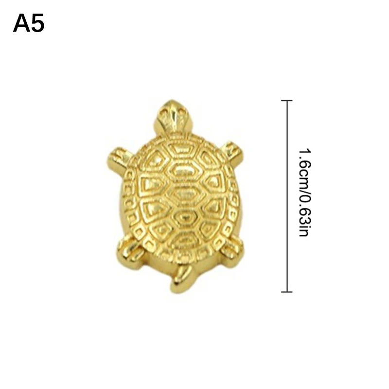 Money-biting Turtle Ornaments Decor Auspicious Statue Lucky Wealth Qme A5