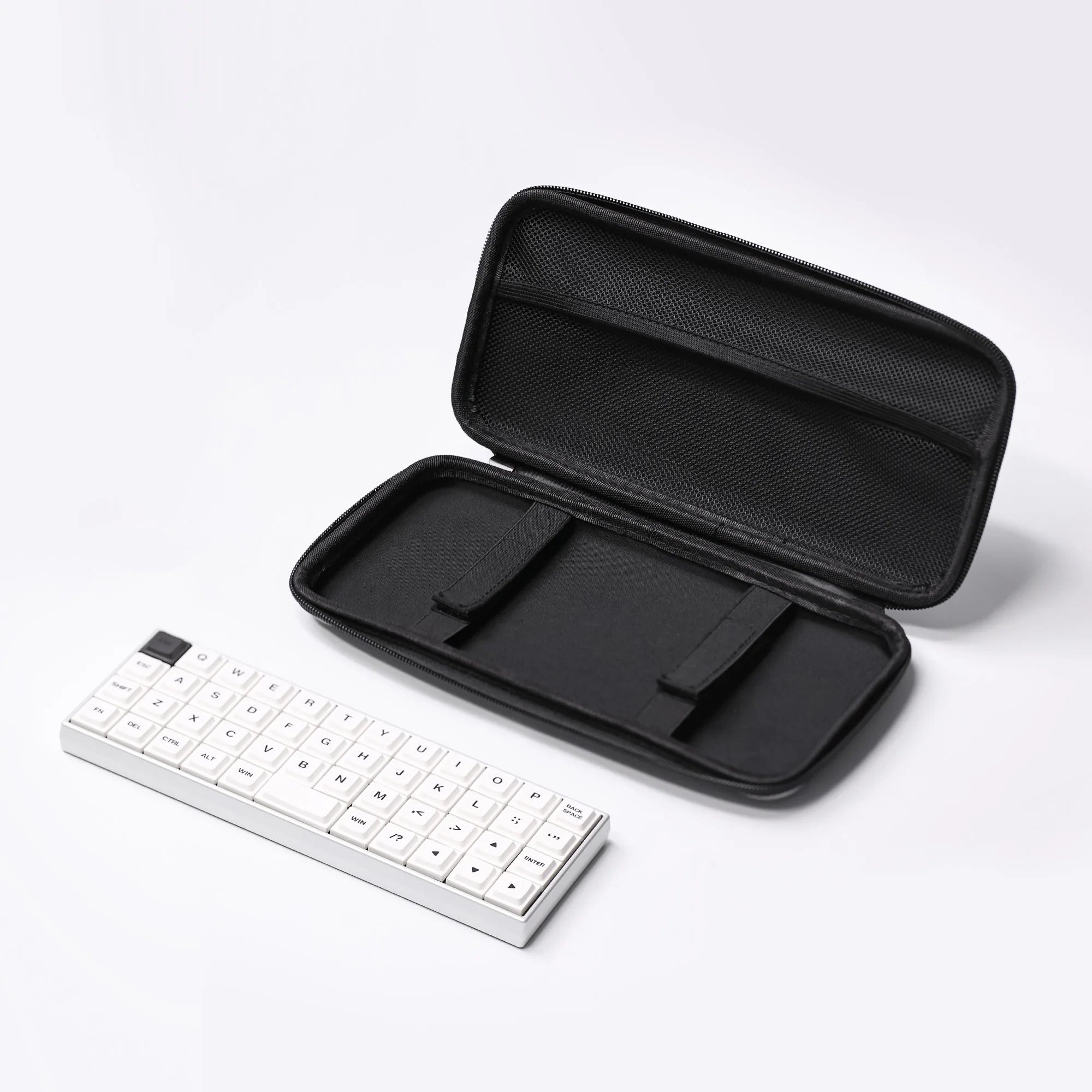 Chosfox Protable Keyboard Storage Bag Large Capacity Mechanical Keyboard Bag for 40% Thickened Fabric Waterproof Protect Bag Qme