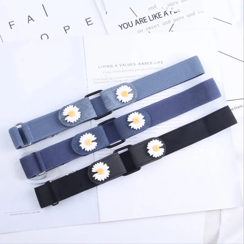 Buckle-free Elastic Invisible Belt Jeans Without Buckle Easy Belts Qme